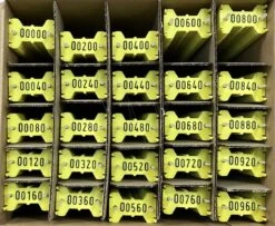 Signumat Plaatjes Geel Zwart 0-999