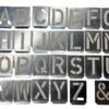 Verf Sjablonen Letters A Tot Z 104x78 Mm