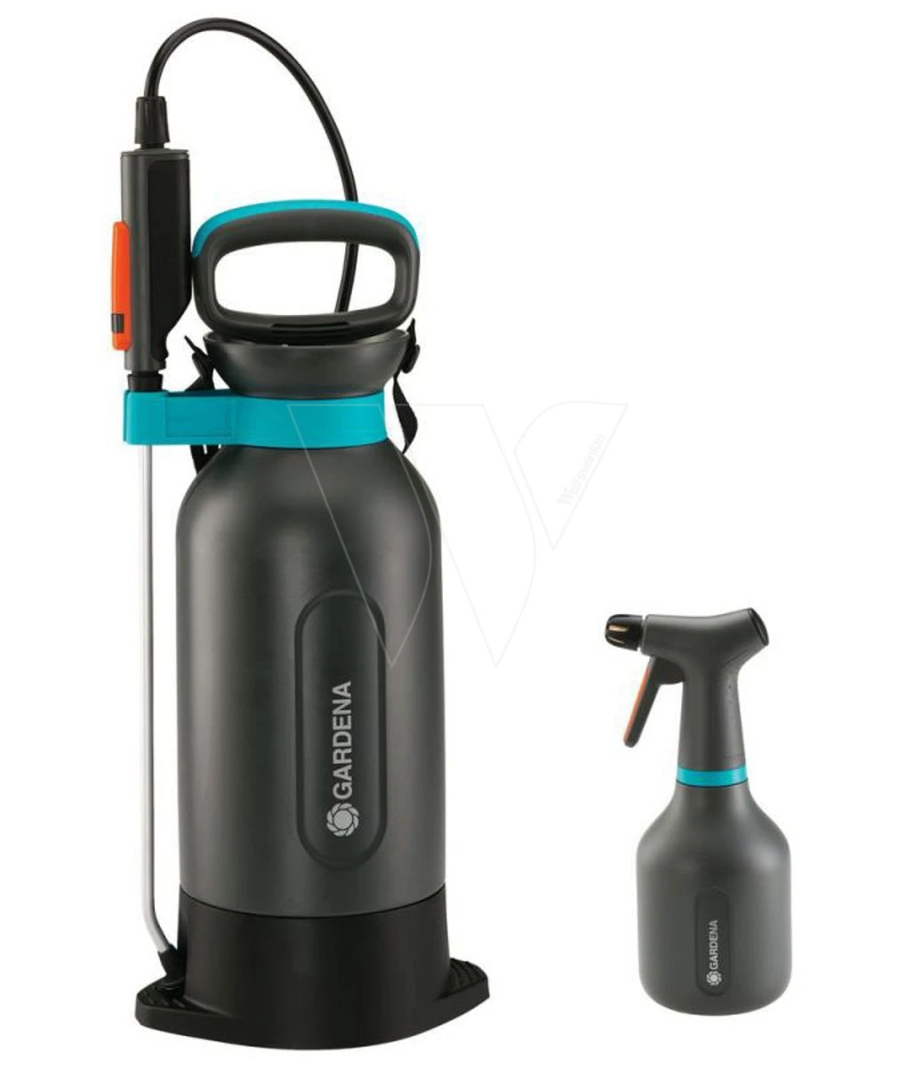 Gardena Drukspuit 5l + Plantenspuit 0,75 1 Gardena Drukspuit 5l + Plantenspuit 0,75