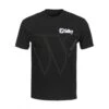 Silky Logo T-shirt Zwart Heren - S